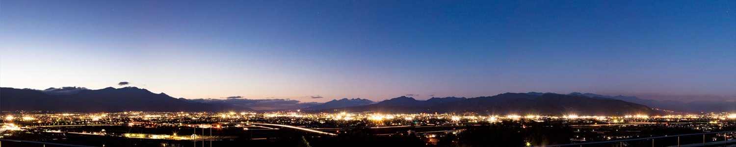 日本夜景遺産「幸せの丘ありあんす」からの夜景